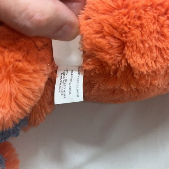 Manhattan Toy Co  Octopus Aqua Blue Coral Orange Tentacles Very Soft Clean Plush - Picture 13 of 15